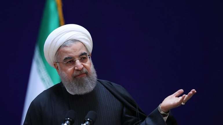 Hassan Rouhani, presidente iraniano, continua a dizer que a estratégia nuclear do país é puramente defensiva