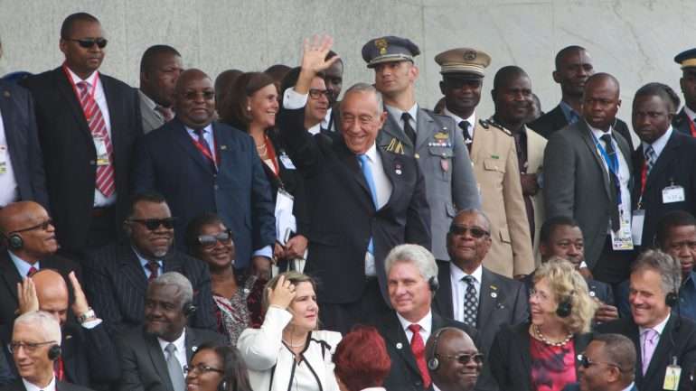 Marcelo Rebelo de Sousa esteve presente na tomada de posse de João Lourenço