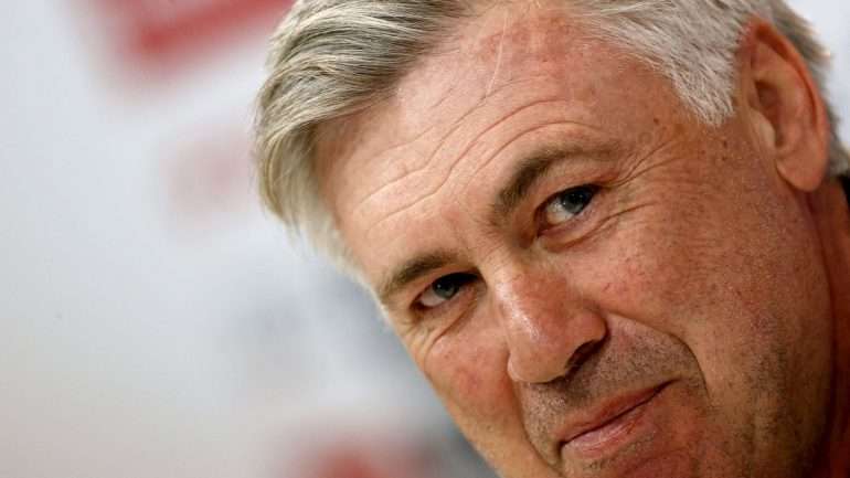 O presidente do clube agradeceu a colaboração de Carlo Ancelotti