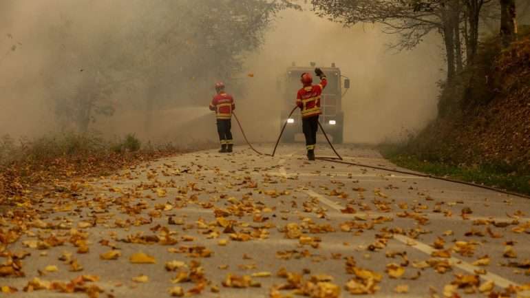 O tempo quente e a situação de seca no país têm levado à propagação de vários incêndios no território nacional desde sexta-feira