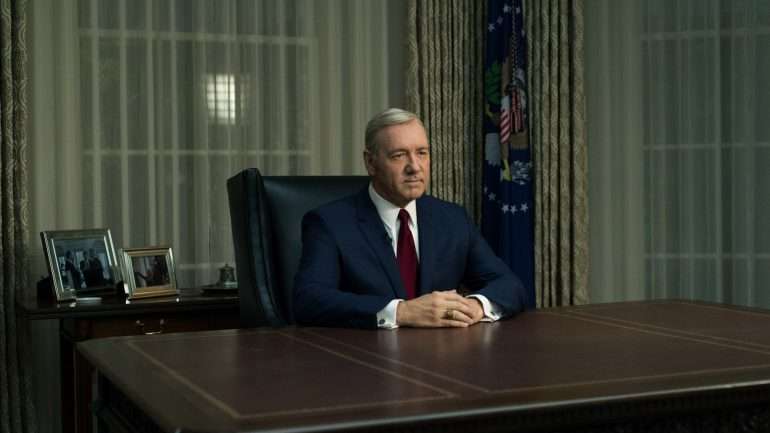 Frank Underwood é a personagem principal de "House of Cards"