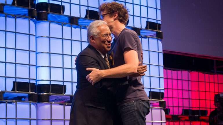 António Costa discursou na sessão inaugural da Web Summit