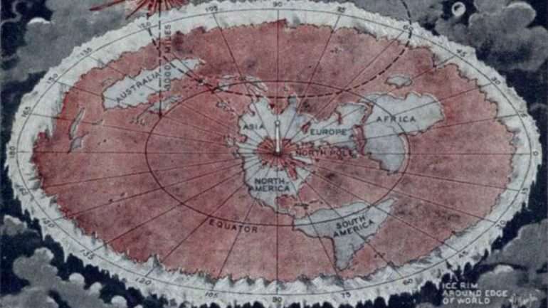 O matemático Eratóstenes foi o primeiro a calcular a circunferência da Terra 200 anos antes de Cristo, inviabilizando a imagem acima