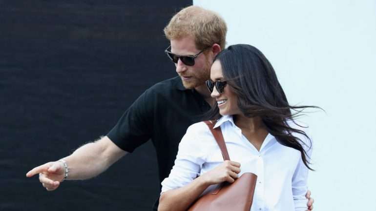 O príncipe Harry e Meghan Markle na primeira aparição pública, em setembro deste ano, num torneio de ténis em Toronto