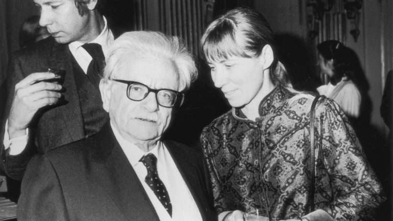 Elias Canetti e a mulher, Hera Buschor