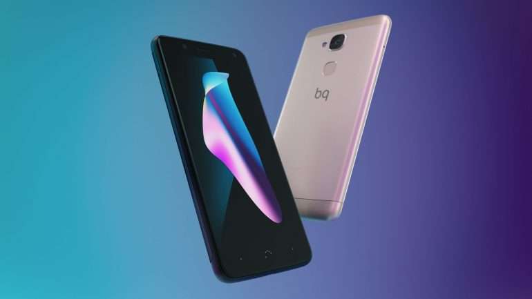 O BQ Aquaris V vem com sistema operativo Android 7.1 Nougat, atualizável para Android 8 (Oreo)