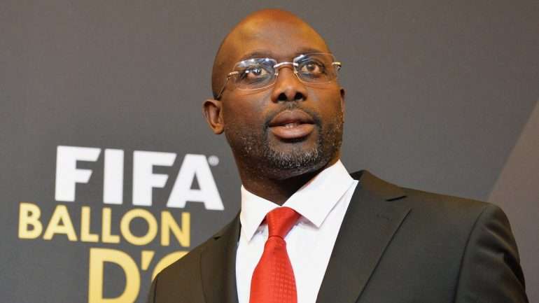 George Weah tem 51 anos e já se tinha candidatado à presidência da Libéria em 2005