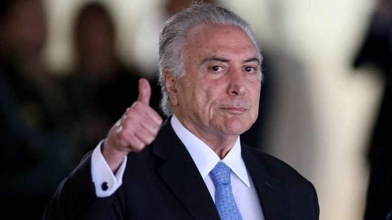 Michel Temer também está a ser investigado pela megaoperação Lava Jato