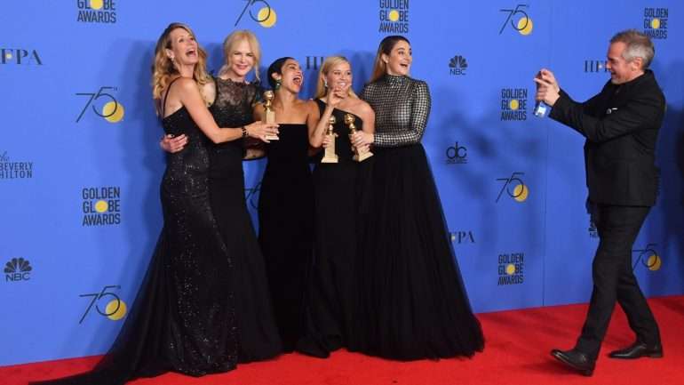 A série “Big Little Lies”, que tinha mais nomeações, foi a mais galardoada, arrecadando quatro Globos de Ouro