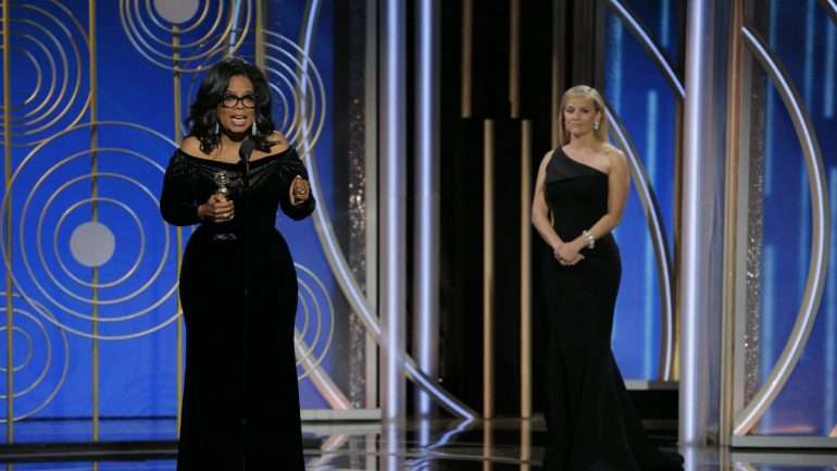 Oprah deixou a plateia em lágrimas com o discurso poderoso durante a entrega do prémio carreira Cecil B. DeMille