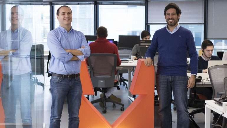 As Appcoins é a primeira critomoeda portuguesa. Na fotografia: Paulo Trezentos e Álvaro Pinto, os criadores