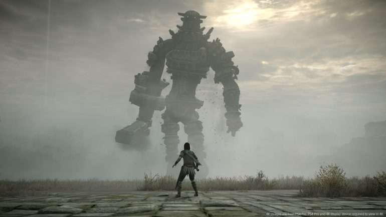 "Shadow of the Colossus" de Fumito Ueda é considerado por muitos como o melhor jogo de sempre