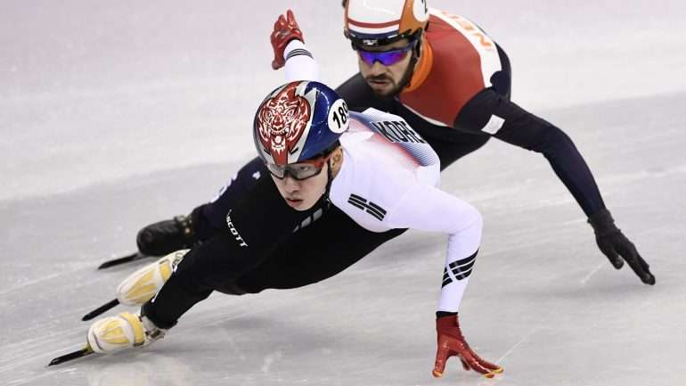 Lim Hyo-jun conseguiu superar o holandês Sjinkie Knegt na parte final da prova de 1.500 metros