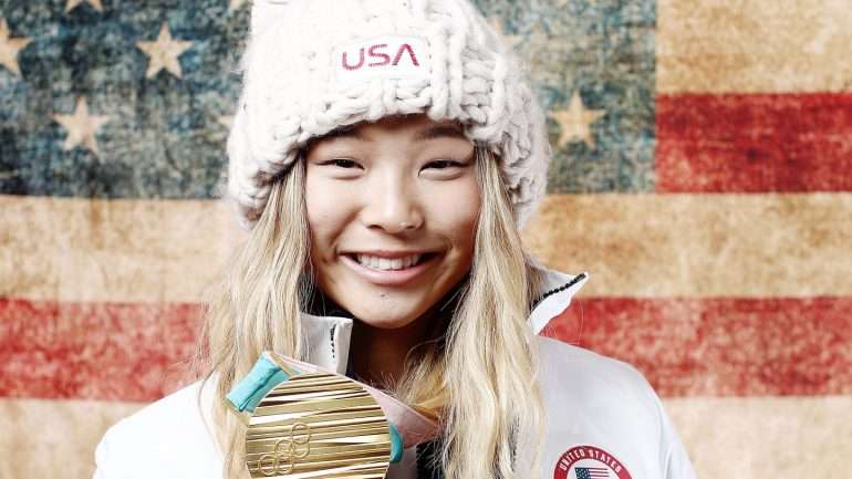 Chloe Kim, a nova menina bonita do desporto americano que reforçou esse estatuto após o ouro nos Jogos de Inverno