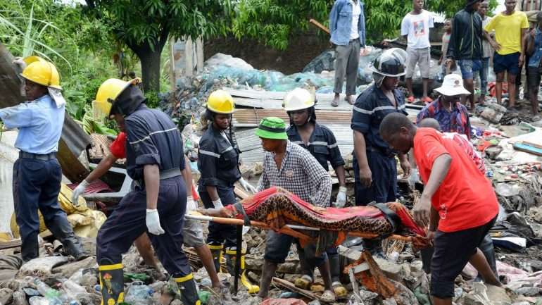 Os dados preliminares indicam que sete casas foram destruídas