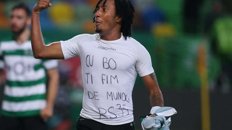 Gelson Martins já tinha deixado a mesma mensagem durante a semana para Rúben Semedo no Instagram