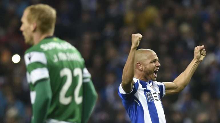 Brahimi apontou o primeiro golo num clássico em Portugal e foi decisivo para a vitória do FC Porto frente ao Sporting