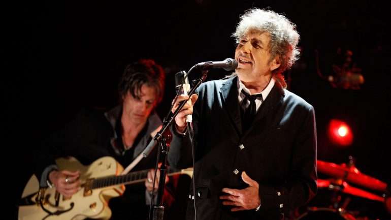 Aviso: esta foto não é do concerto que quinta à noite na Altice Arena. Dylan não quis que o fotografassem