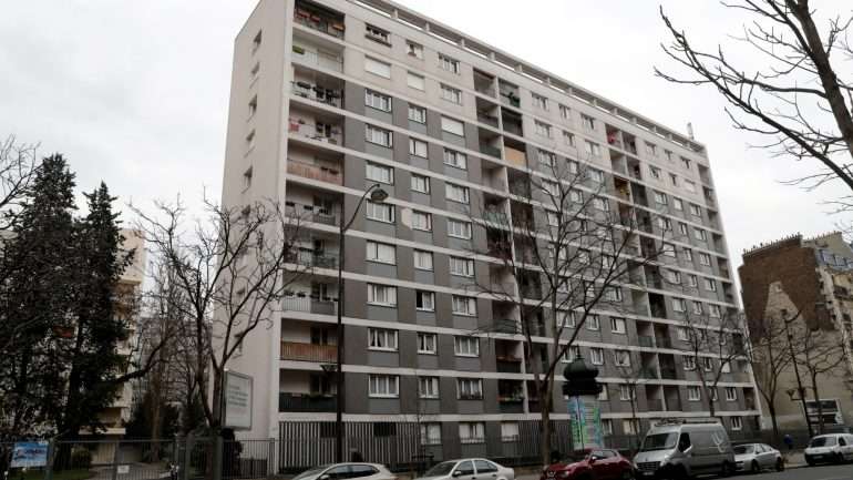 O apartamento onde vivia a mulher de 85 anos de origem judia