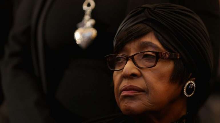 Winnie Mandela casou com Nelson Mandela em 1958