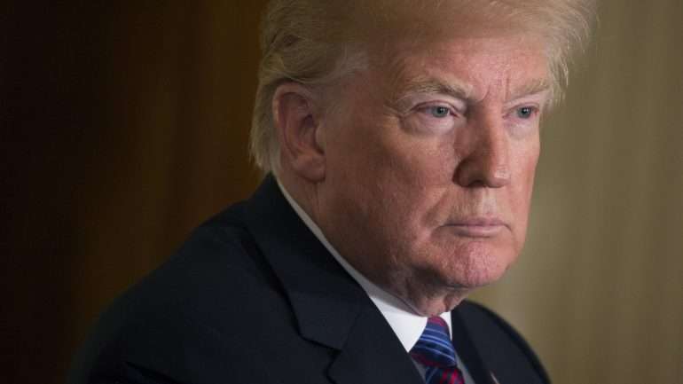 O presidente norte-americano, Donald Trump