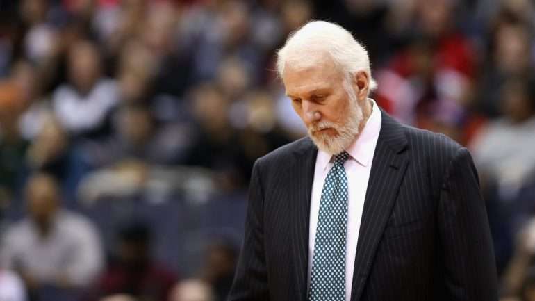 Gregg Popovich, de 69 anos, estava casado com Erin há quatro décadas, tendo dois filhos e outros tantos netos