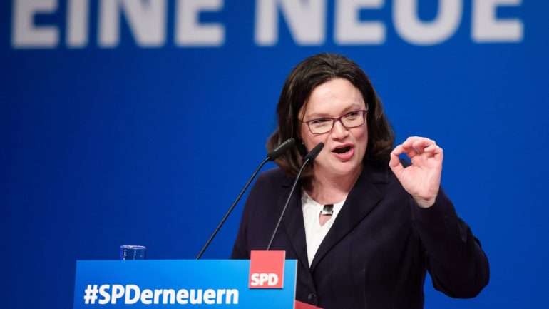 Líder parlamentar do SPD é a nova presidente do partido