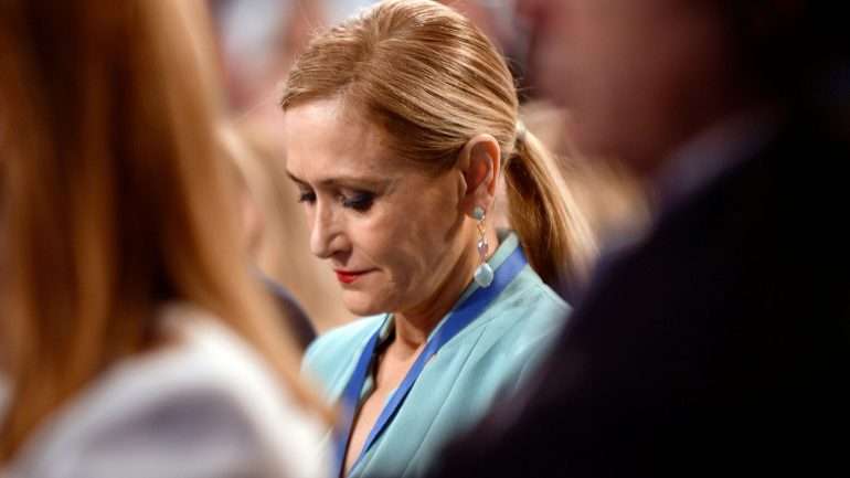 Cifuentes era presidente da Comunidade de Madrid e líder do PP na capital