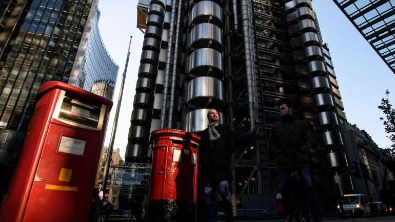 Edifícios da City, o bairro financeiro de Londres