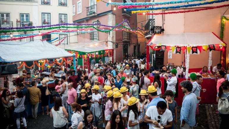 Os arraiais são sempre um dos pontos altos dos santos populares em Lisboa