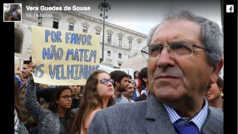 A fotografia original do cartaz é da autoria de Nuno Botelho e foi inicialmente publicada no Expresso.