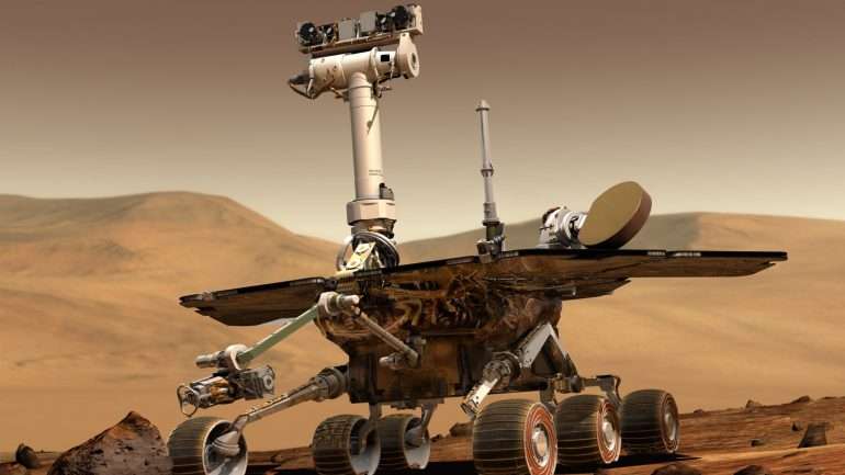 O robô [rover] Opportunity inicialmente só ia estar operacional na missão em Marte durante algumas semanas. Desde 2004 que ajuda a NASA a recolher informações do planeta