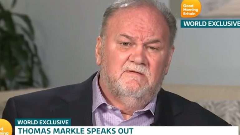 Imagem retirada do Twitter (Good Morning Britain)