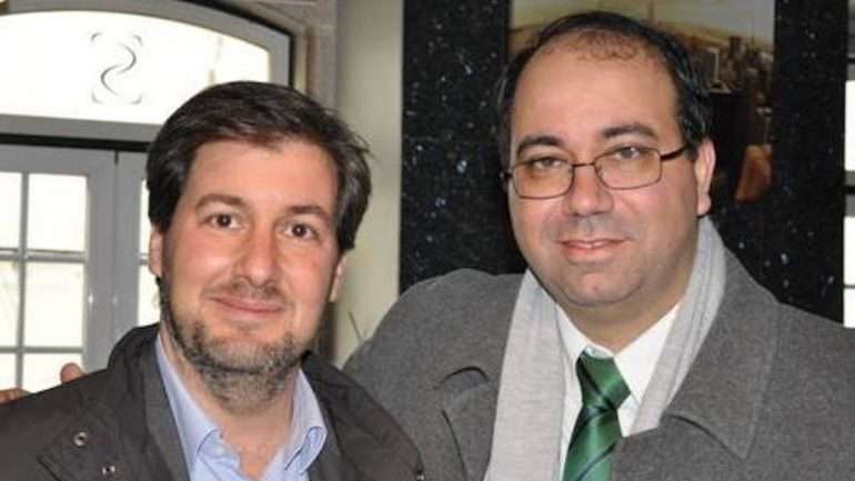 Luís Gestas ao lado de Bruno de Carvalho, a quem continua a jurar fidelidade.
