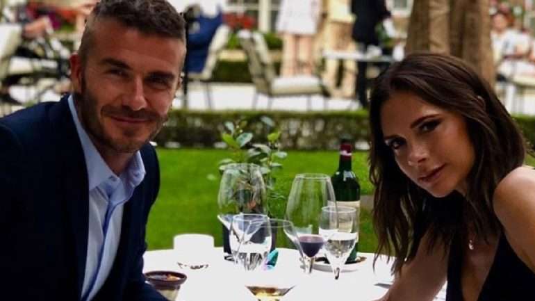 David e Victoria Beckham celebraram 19 anos de casamento.