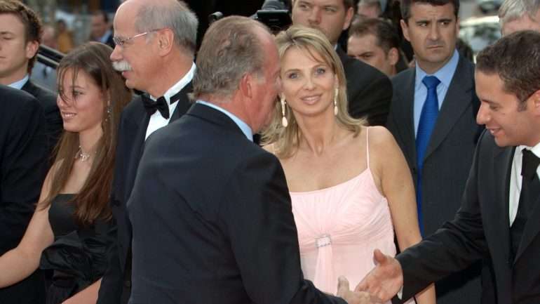 Juan Carlos I e Corinna zu Sayn-Wittgenstein nos Laureus Sports Awards 2006 em Barcelona