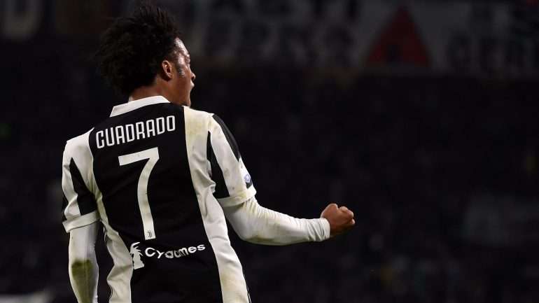 Cuadrado fez três anos na Juventus e ganhou três Campeonatos e três Taças. Agora, sonha com a Champions