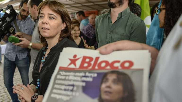 Catarina Martins é coordenadora do Bloco de Esquerda
