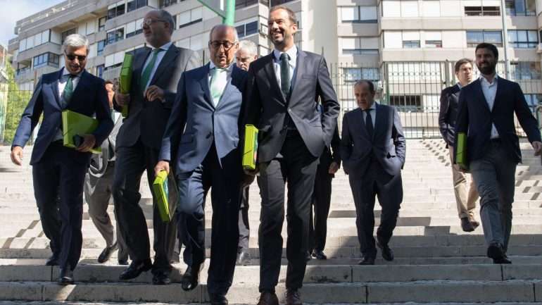Frederico Varandas oficializou esta manhã a candidatura à presidência do Sporting em Alvalade