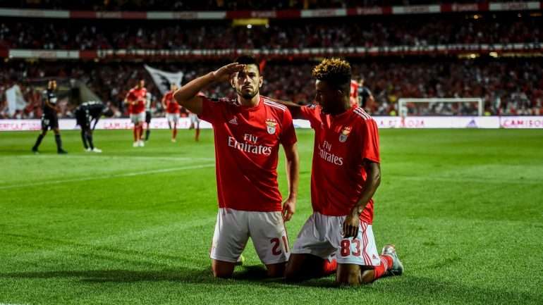 Pizzi voltou a ser o comandante do Benfica, que teve também o miúdo Gedson Fernandes em destaque