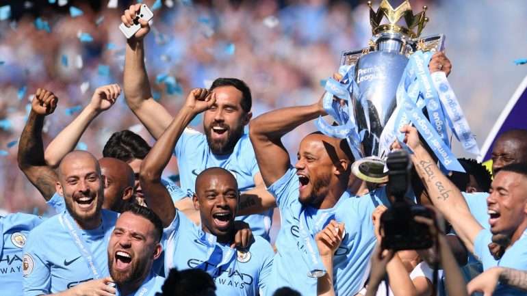 O Manchester City é o atual detentor da Premier League