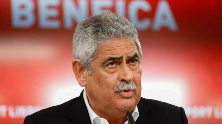 O presidente do Benfica, Luís Filipe Vieira
