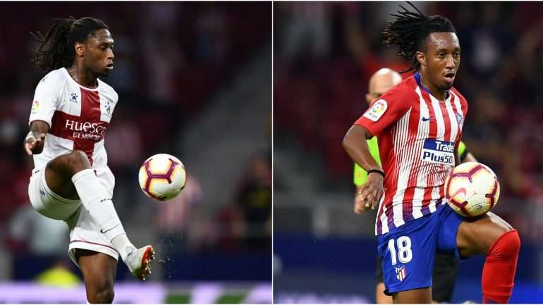 Rúben Semedo do lado do Huesca, Gelson Martins do lado do Atl. Madrid: os dois amigos reencontraram-se em Espanha