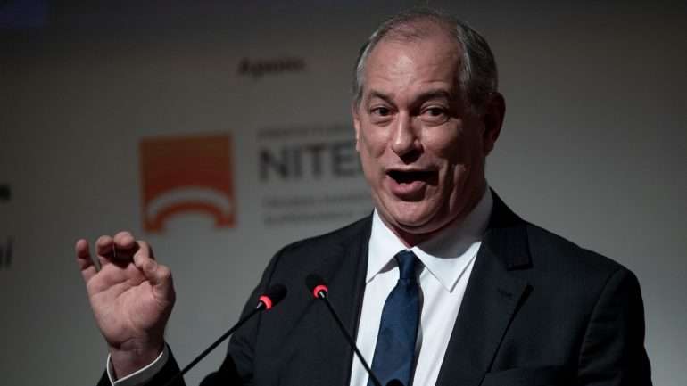 Ciro Gomes aparece em terceiro nas sondagens, com 11% dos votos