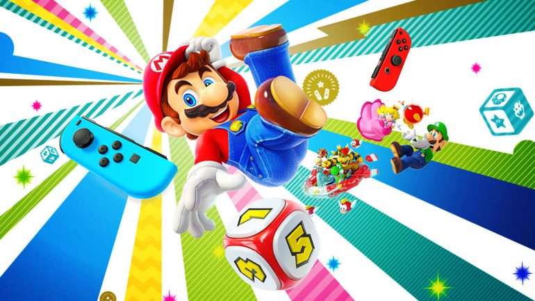 Super Mario Party é o primeiro jogo da série a chegar à Switch e o primeiro a não ser numerado no título.