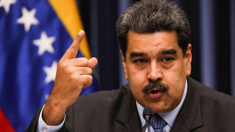 O presidente Nicolas Maduro