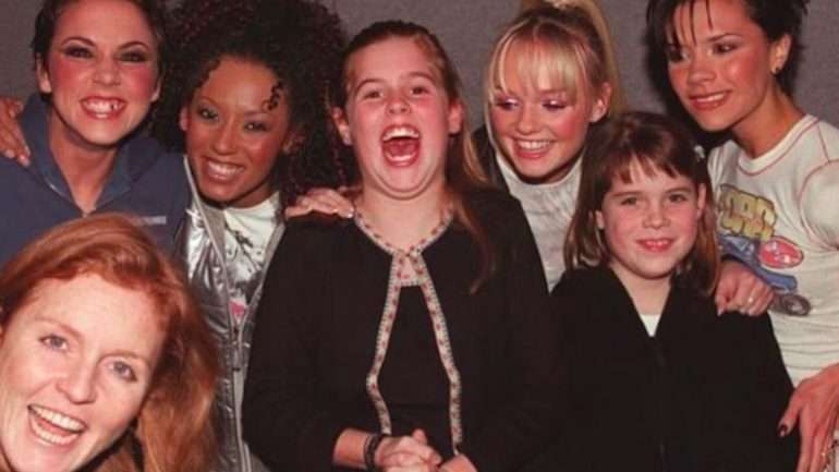 Aquela mais nova ali do lado direito, entre Baby Spice e Posh Spice? Ora nem mais: princesa Eugenie, a noiva