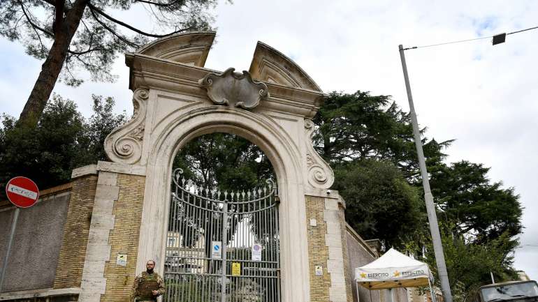 As ossadas foram descobertas na Embaixada da Santa Sé em Roma, que está em obras