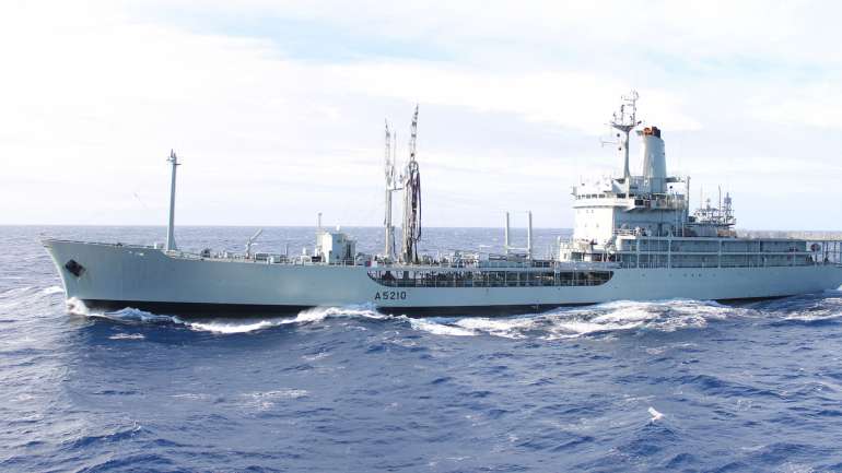 O navio Bérrio, de onde desapareceu material a bordo