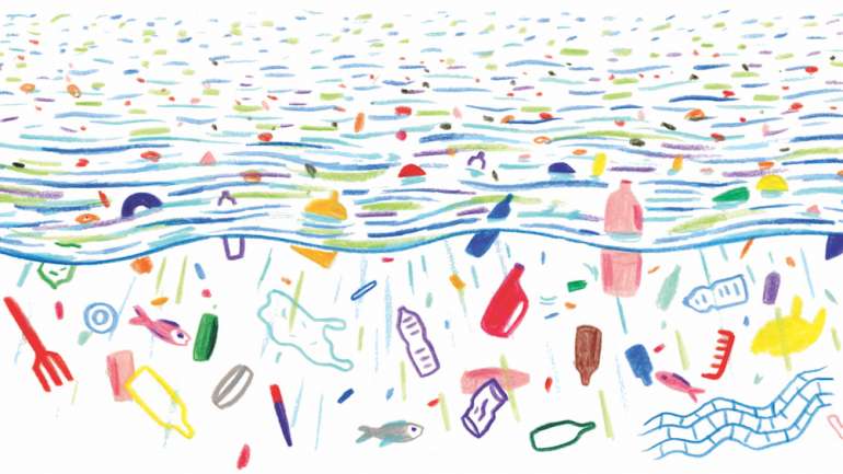 Bernardo P. Carvalho ilustra, de forma colorida, um problema negro. Segundo um estudo da cientista Jenna Jambeck citado no livro, a cada hora que passa, mil toneladas de plástico vão parar aos oceanos. Dá um camião cheio por minuto.